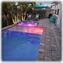 Pool  & Hot Tub in Standard Transitional / Fading Light Mode Activates at Dusk